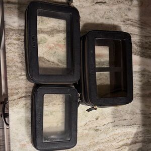 Truffle Black Makeup Organizer Set